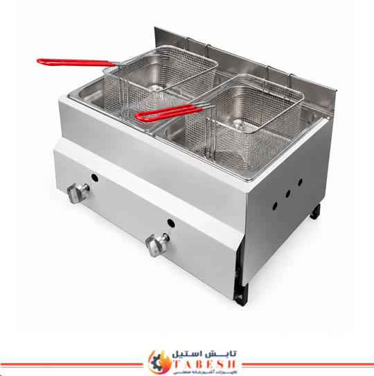 سرخ کن گازی رومیزی تک لگن ۱۸ لیتری