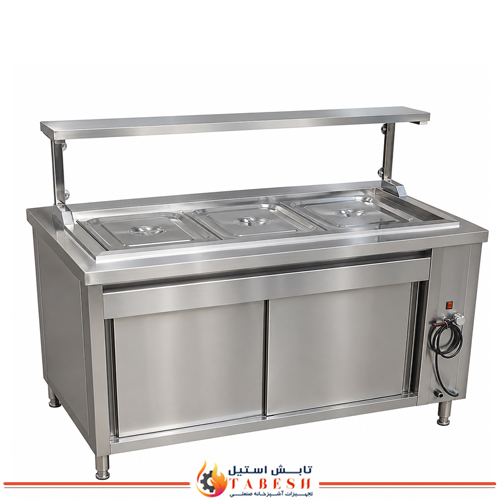 دستگاه گرمکن غذا رستورانی 120 سانتی درجه یک